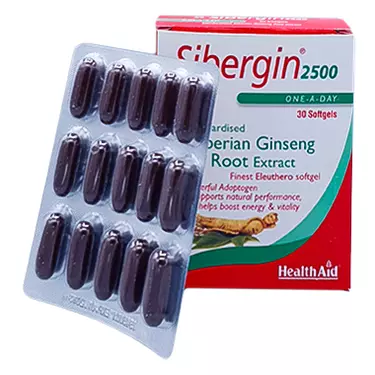 کپسول ژلاتینی سیبرجین 2500 میلی گرم 30 عددی هلث اید